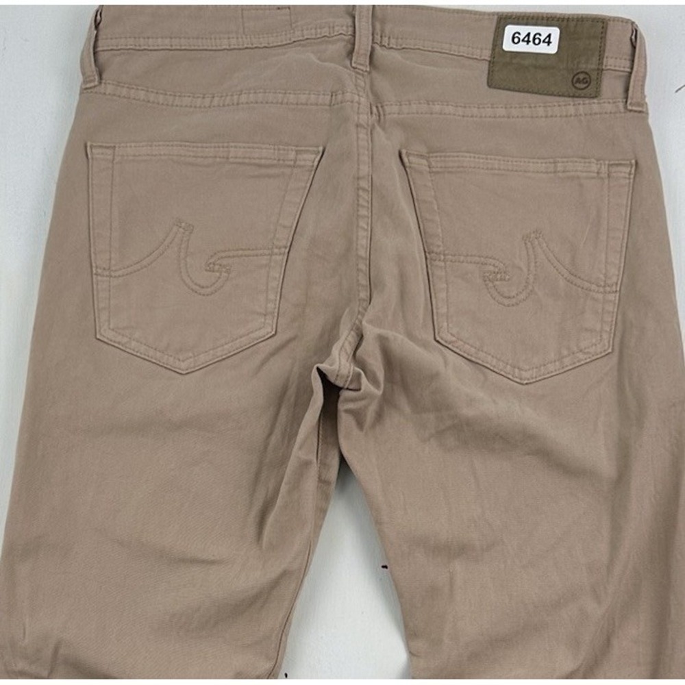 AG Adriano Goldschmied Matchbox Slim Straight Jeans Men Fits 29x30 Beige Pants